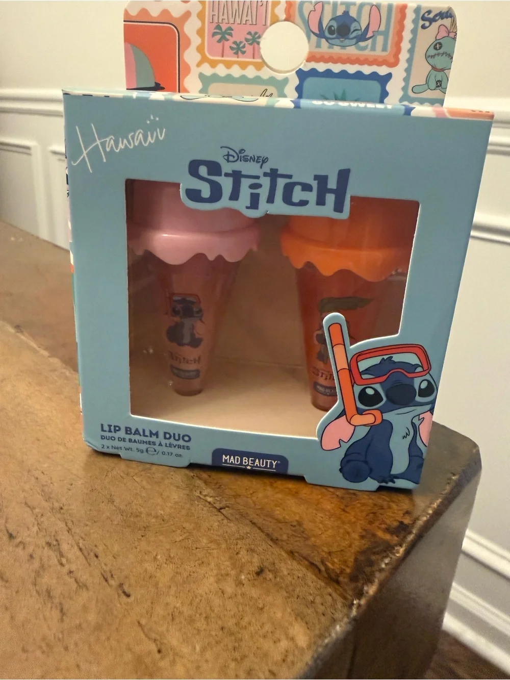 Disney Stitch Tropical Cosmetic Palette & Lip Balm Duo